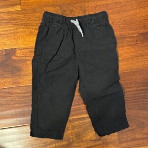 Jumping Beans Black Baby Joggers